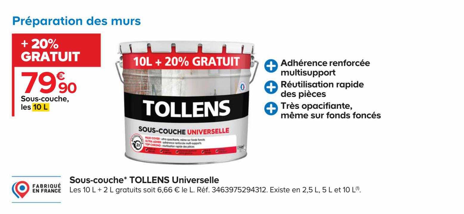 sous-couche tollens universelle