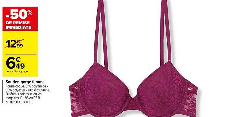 soutien-gorge femme