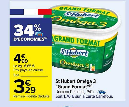 st hubert oméga 3 "grand format"