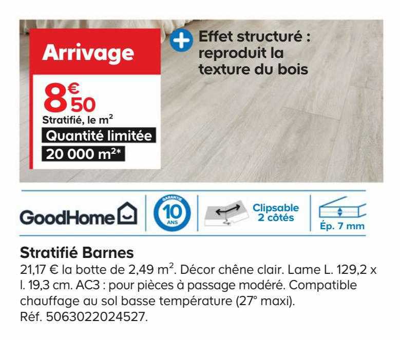 stratifié barnes goodHome