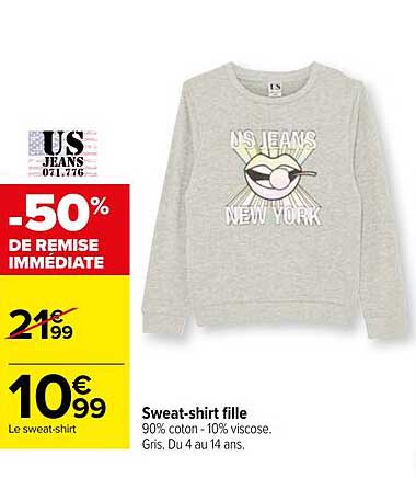 Sweat-shirt Fille