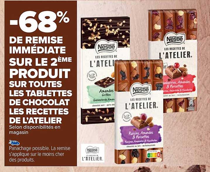 tablettes de chocolat les recettes de l'atelier