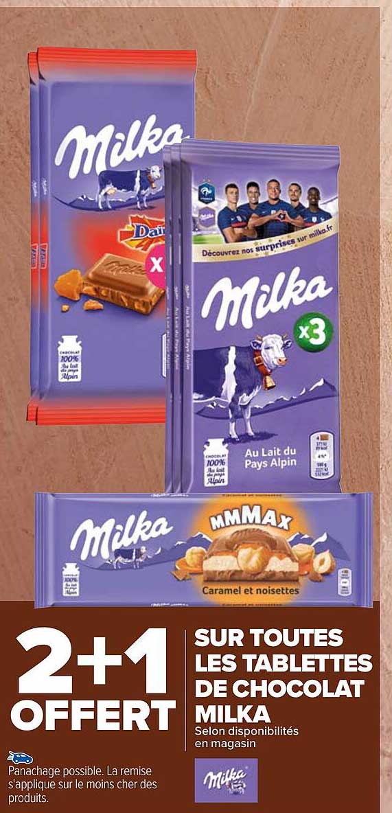 Tablettes De Chocolat Milka