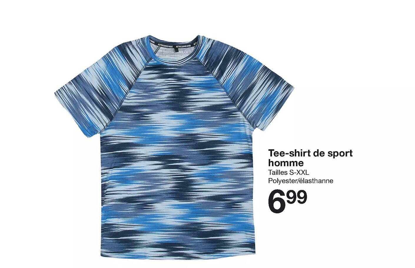 tee-shirt de sport homme