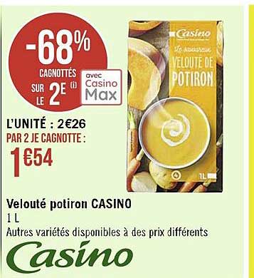 Velouté Potiron Casino