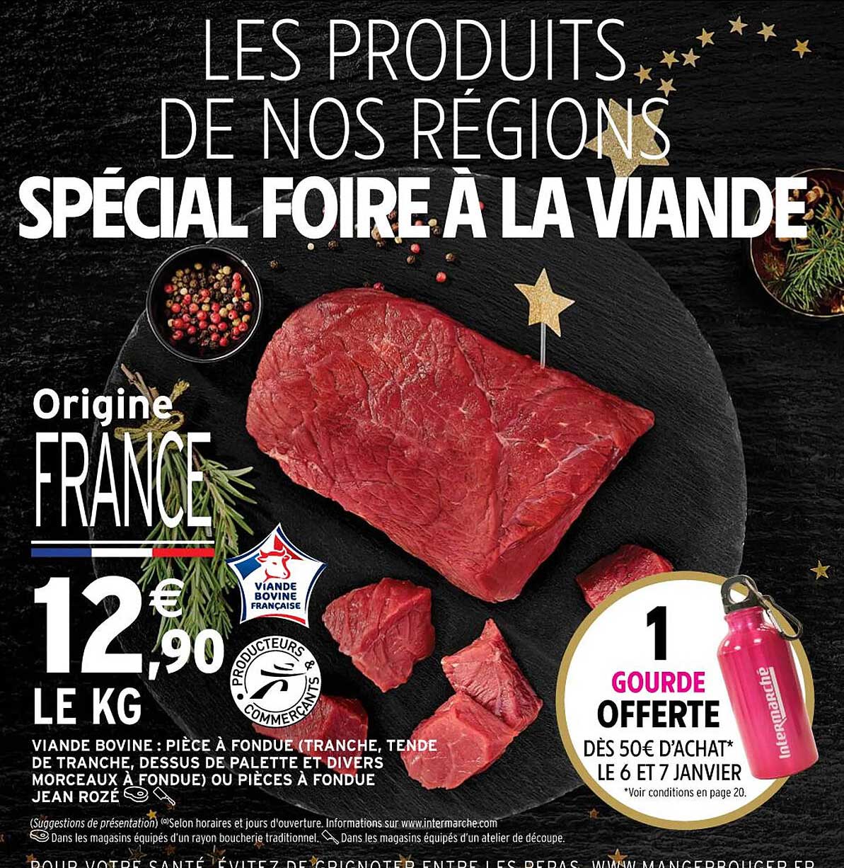 viande bovine : pièce à fondue jean rozé