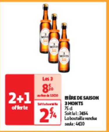 bière de saison 3 monts
