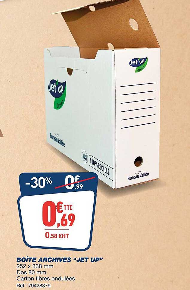 boîte archives "jet up"