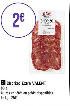 chorizo extra valent