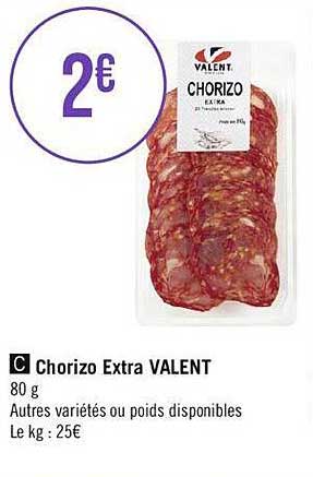 chorizo extra valent