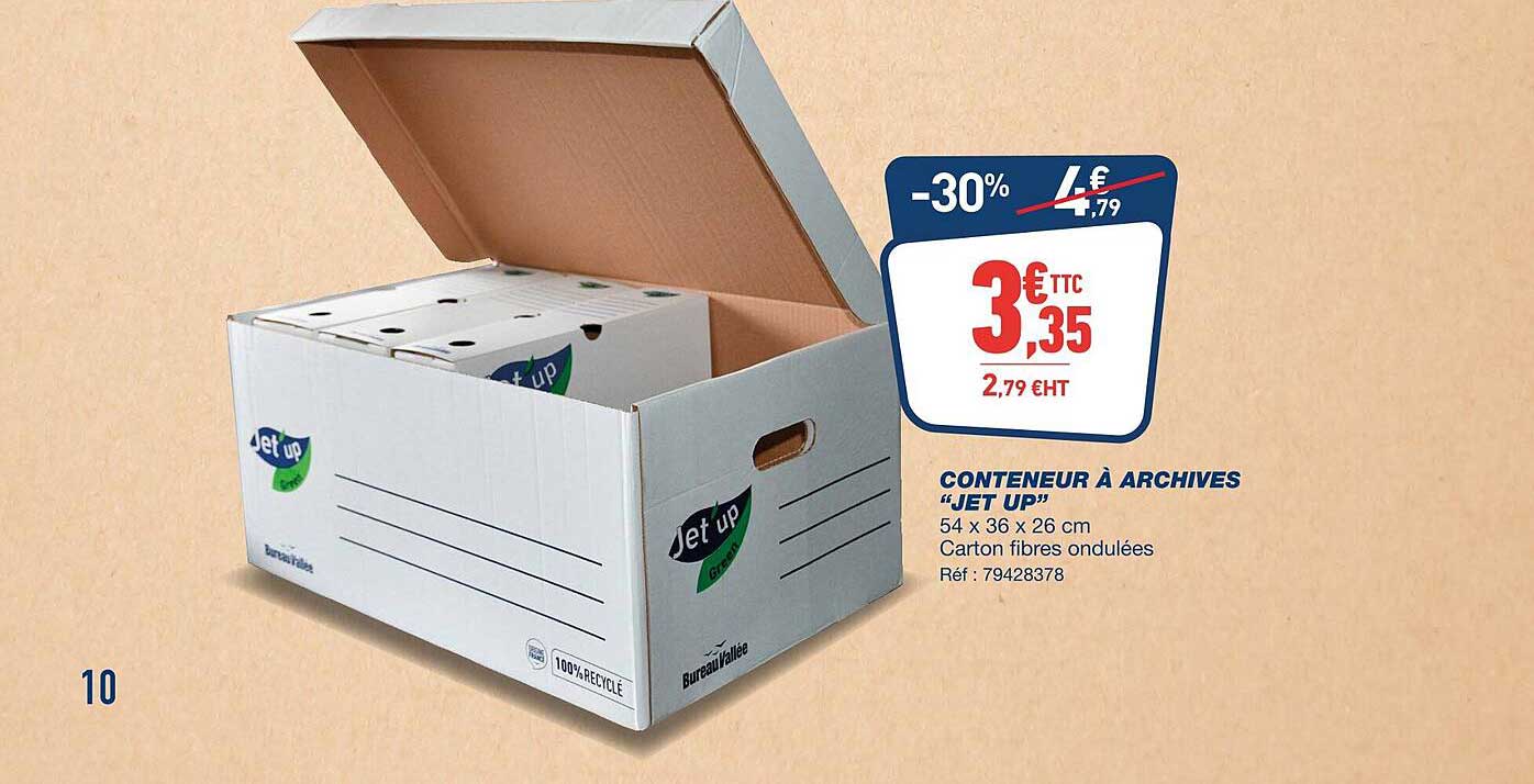 conteneur à archives "jet up"