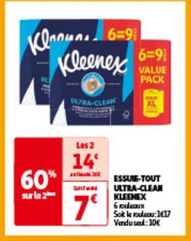 essuie-tout ultra-clean kleenex