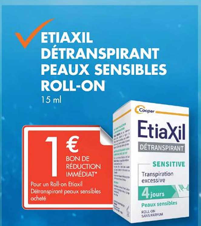 etiaxil détranspirant peaux sensible roll-on