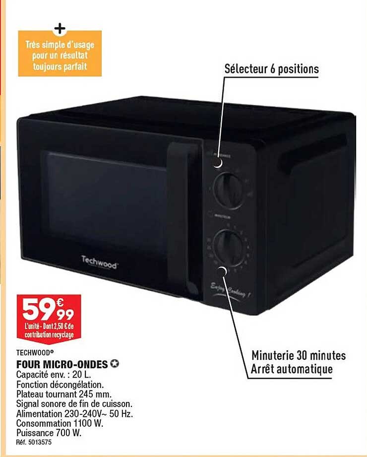 four micro-ondes techwood