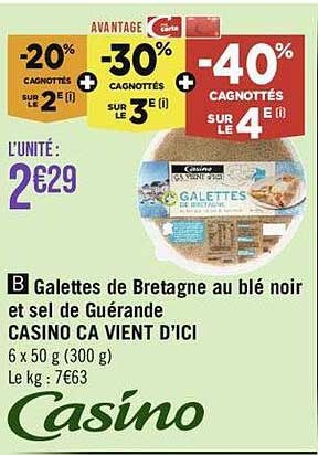 galettes de bretagne au blé noir et sel de guérande casino ça vient d'ici