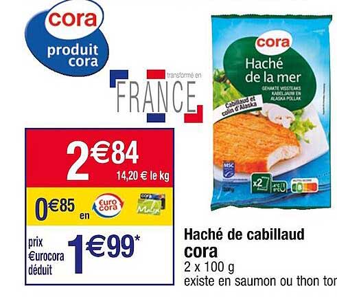 Haché De Cabillaud Cora