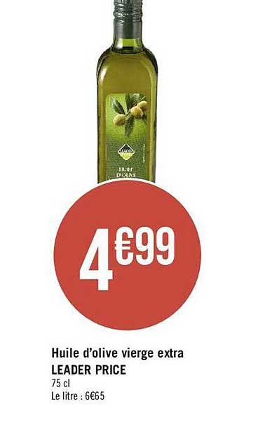 huile d'olive vierge extra leader price