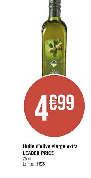 huile d'olive vierge extra leader price