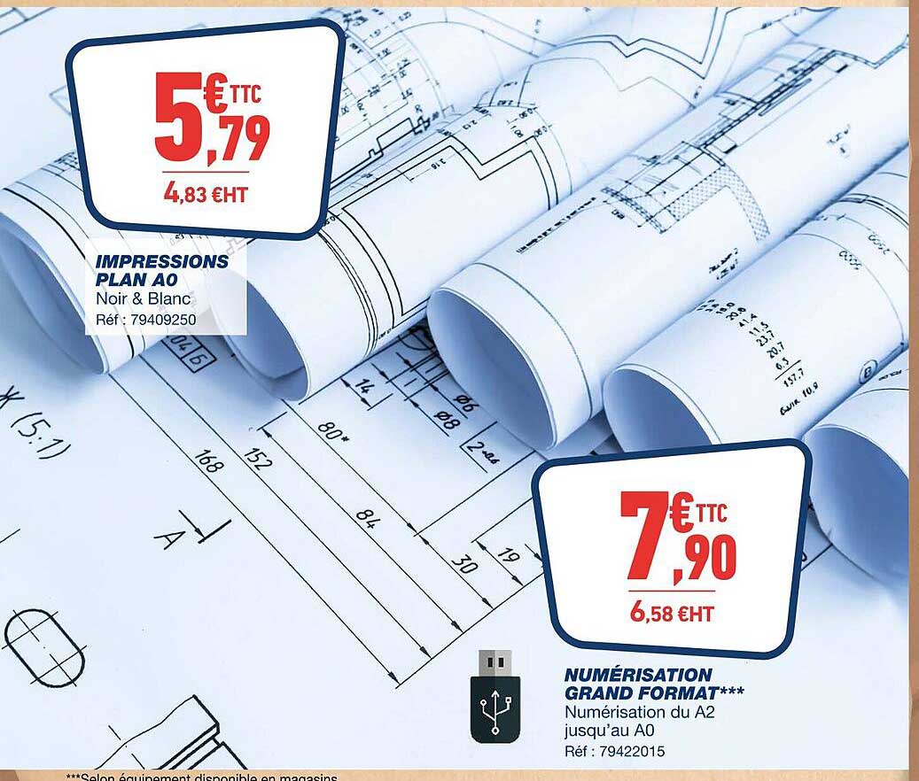 impressions plan ao numérisation grand format