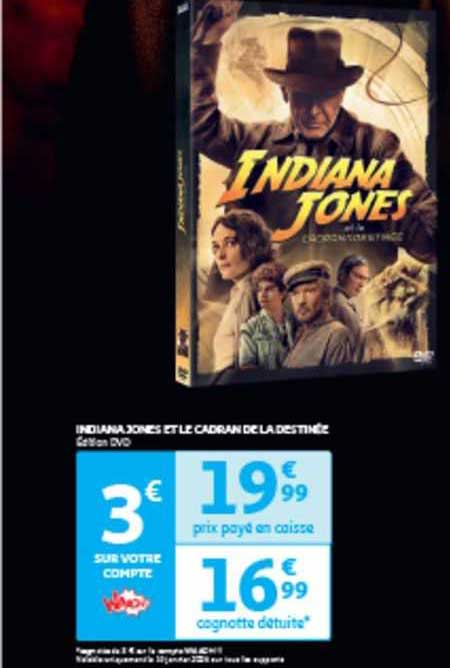 indiana jones et le cadran de la destinée dvd