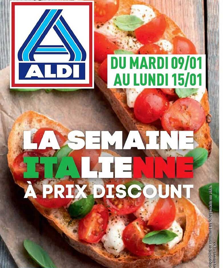 la semaine italienne : mardi 09/01 au lundi 15/01