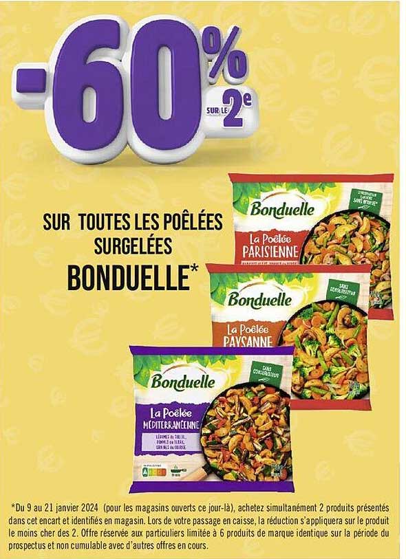 Les Poêlées Surgelées Bonduelle