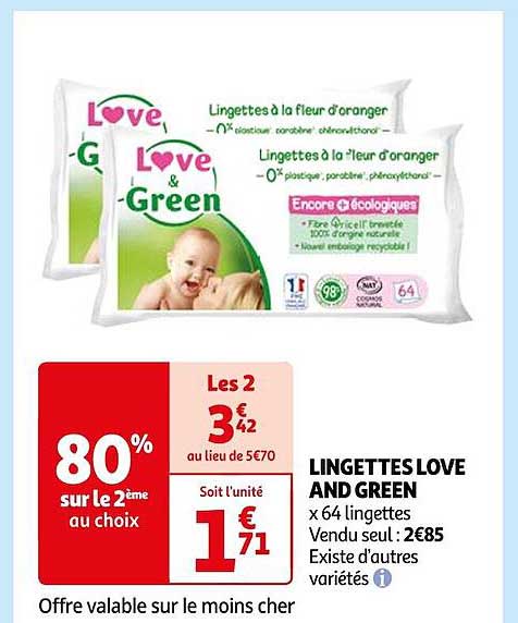 lingettes love and green