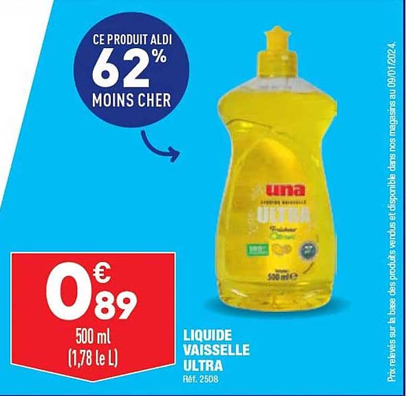 Liquide Vaisselle Ultra Una