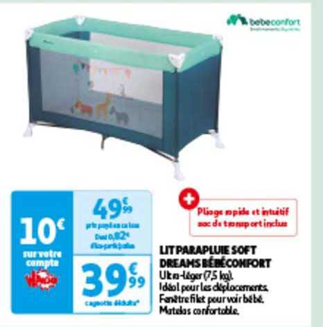 lit parapluie soft dreams bébéconfort