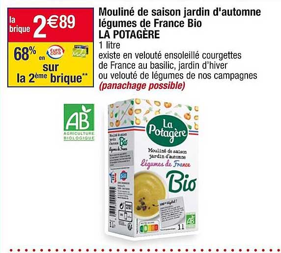 mouliné de saison jardin d'automne légumes de france bio la potagère