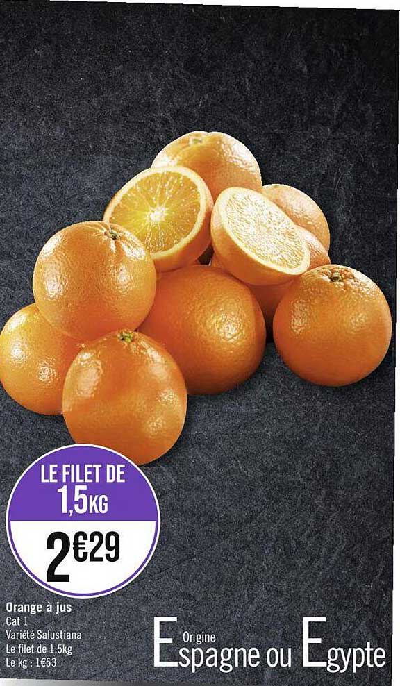 orange à jus salustiana
