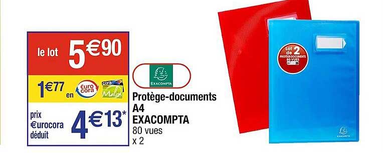 protège-documents a4 exacompta