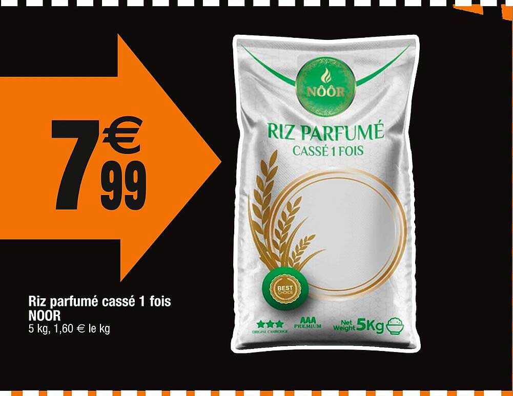 riz parfumé cassé 1 fois noor