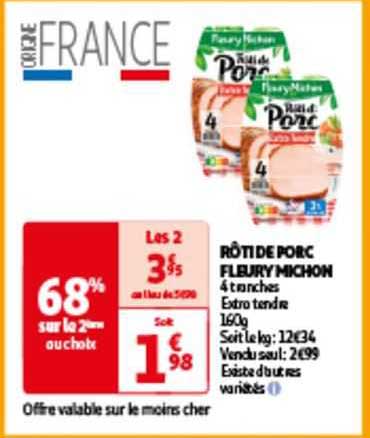 rôti de porc fleury michon