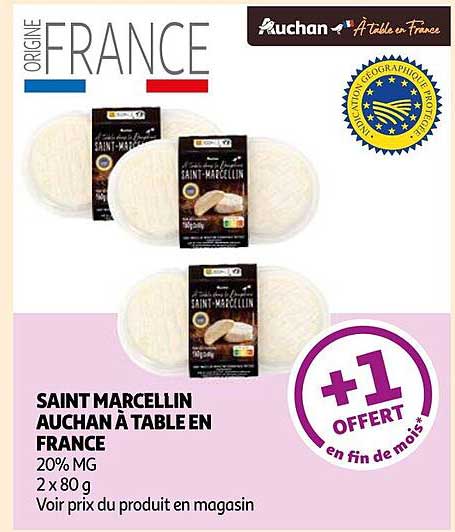 saint marcellin auchan à table en france