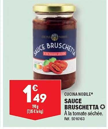 sauce bruschetta cucina nobile