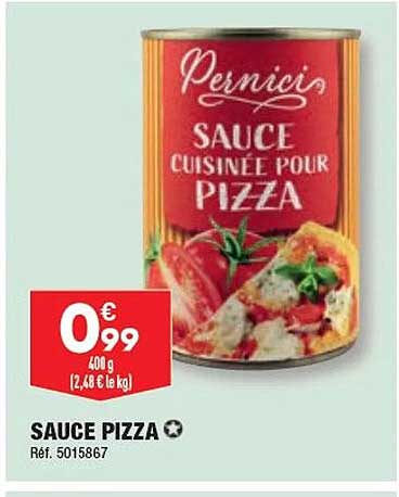 sauce pizza pernici