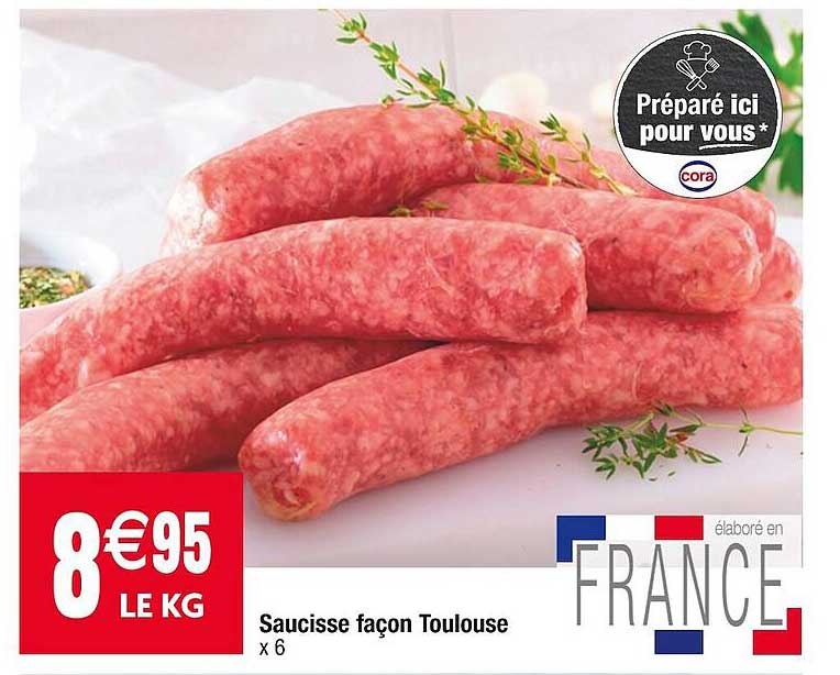 saucisse façon toulouse