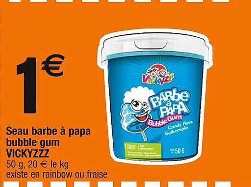 Seau Barbe à Papa Bubble Gum Vickyzzz
