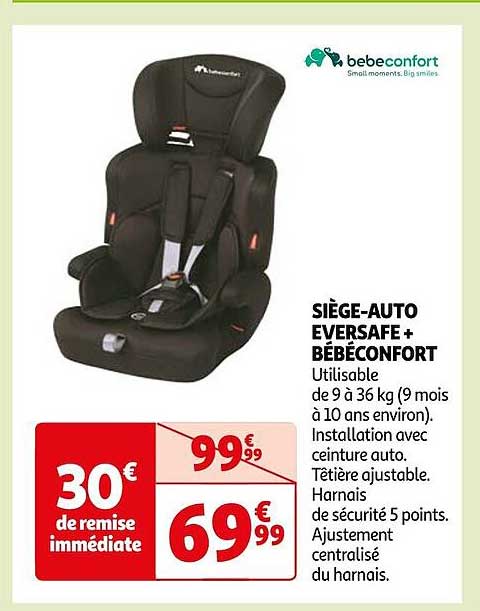 siège-auto eversafe + bébéconfort