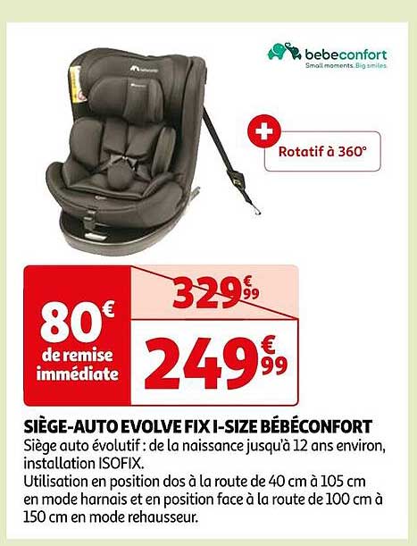 siège-auto evolve fix i-size bébéconfort