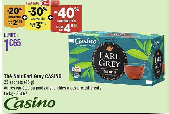 thé noir earl grey casino