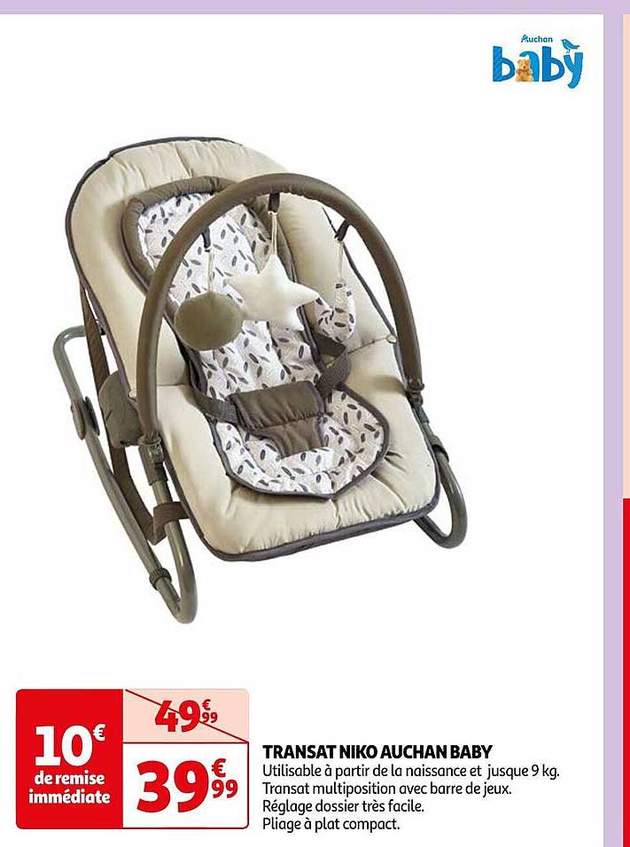 transat niko auchan baby