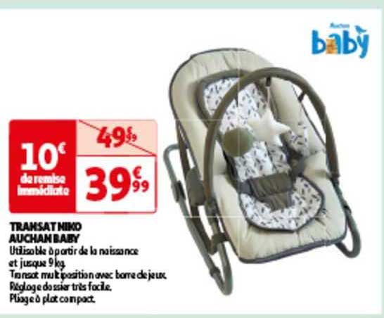 transat niko auchan baby