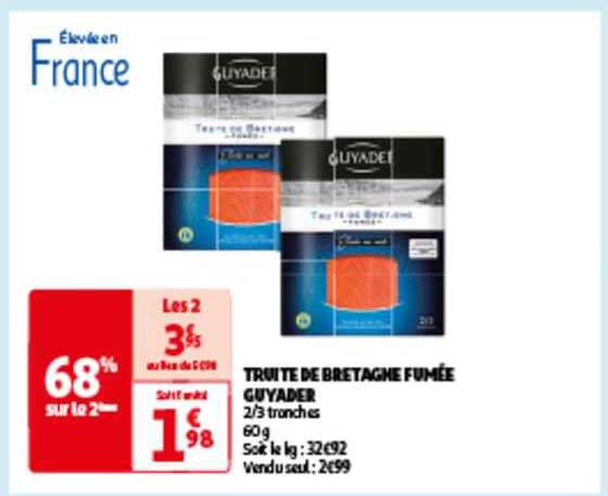 Truite De Bretagne Fumée Guyader