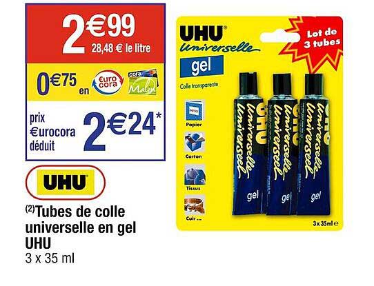 Tubes De Colle Universelle En Gel Uhu