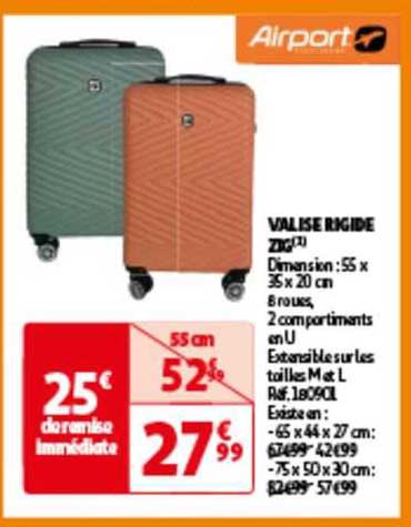 valise rigide zig airport