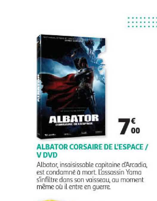 albator corsaire de l'espace - v dvd