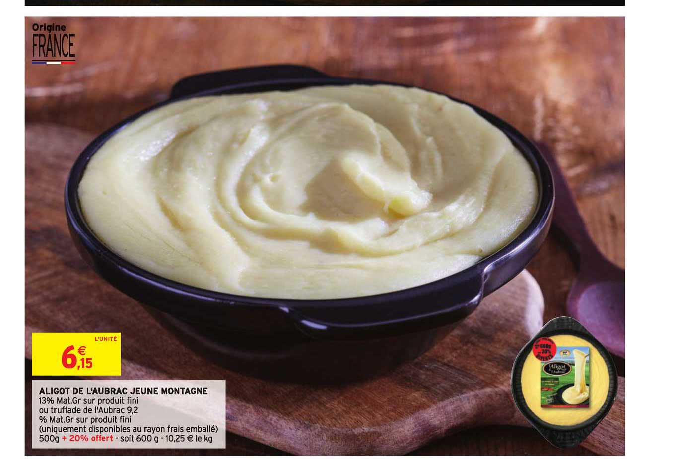 aligot de l'aubrac jeune montagne