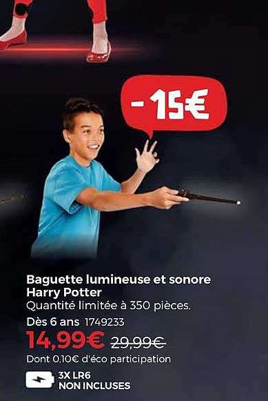 Baguette Lumineuse Et Sonore Harry Potter